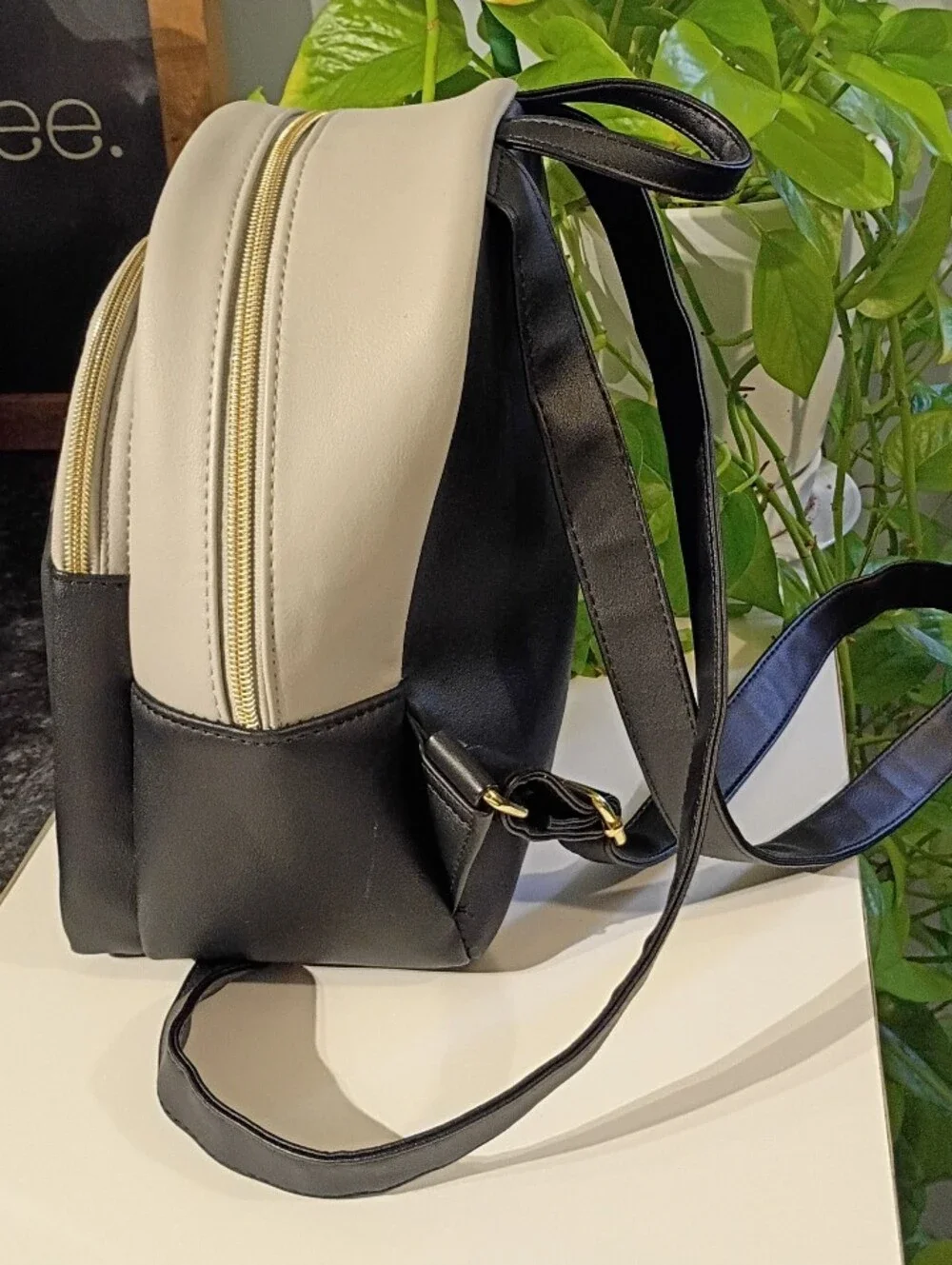 Disney The Nightmare Before Christmas Mini Backpack - Black, Cream & Gold